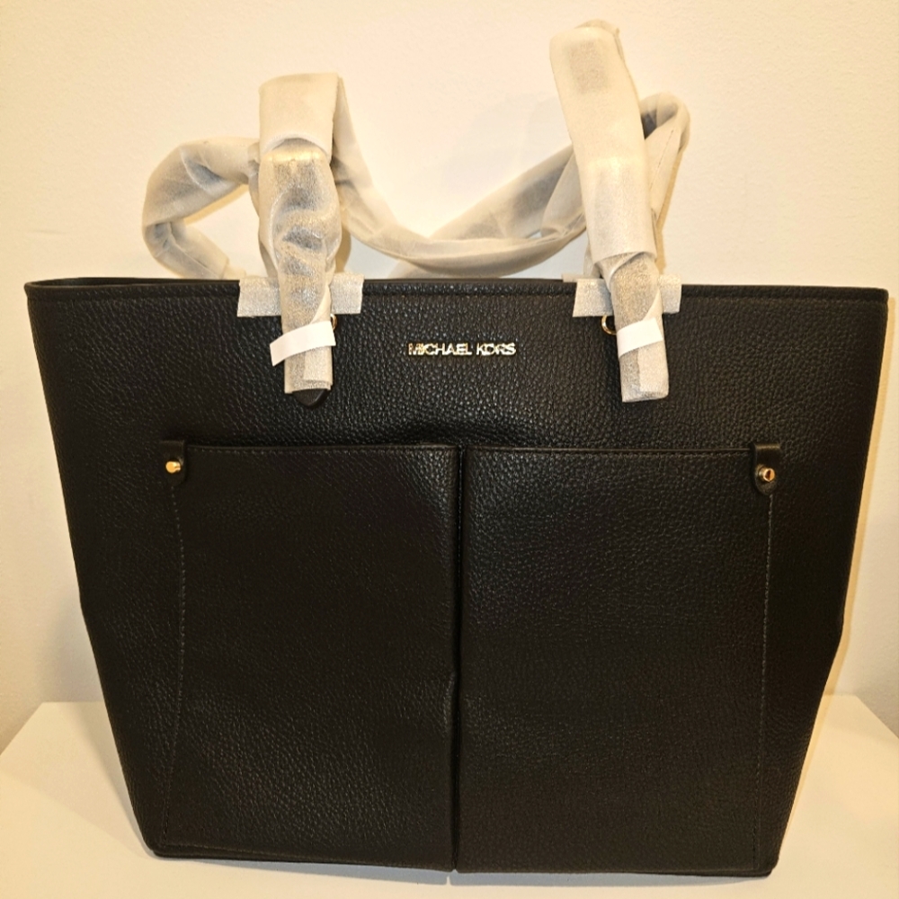 Michael Kors Jet Set Travel Medium Double Pocket Tote